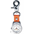 Unisex Clipper Watch W/ Orange Strap